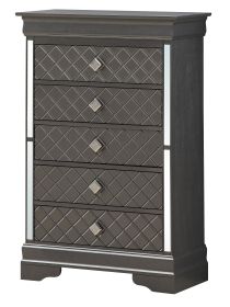 Glory Furniture Verona G6702-CH Chest , Metalic Black