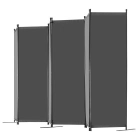 VEVOR Room Divider, 6 Panel Room Divider, Folding Privacy Screen and Portable Partition Divider for Room Separation