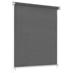Outdoor Roller Blind 31.5"x90.6" Anthracite