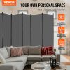 VEVOR Room Divider, 6 Panel Room Divider, Folding Privacy Screen and Portable Partition Divider for Room Separation