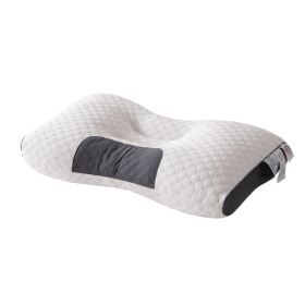 YBZ 3D Knitted Cotton Massage Pillow (Option: White-1PCS)